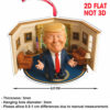 I’ll Be Home For Christmas, Trump Santa Hat, Christmas Trump Acrylic Ornament Perfect for Car & Christmas Tree Decor I’ll Be Home For Christmas, Trump Santa Hat, Christmas Trump Acrylic Ornament Perfect for Car & Christmas Tree Decor