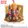 Donald Trump Hero Acrylic Ornament President Trump Ornament Gift Patriotic MAGA Christmas & Car Decor Donald Trump Hero Acrylic Ornament President Trump Ornament Gift Patriotic MAGA Christmas & Car Decor
