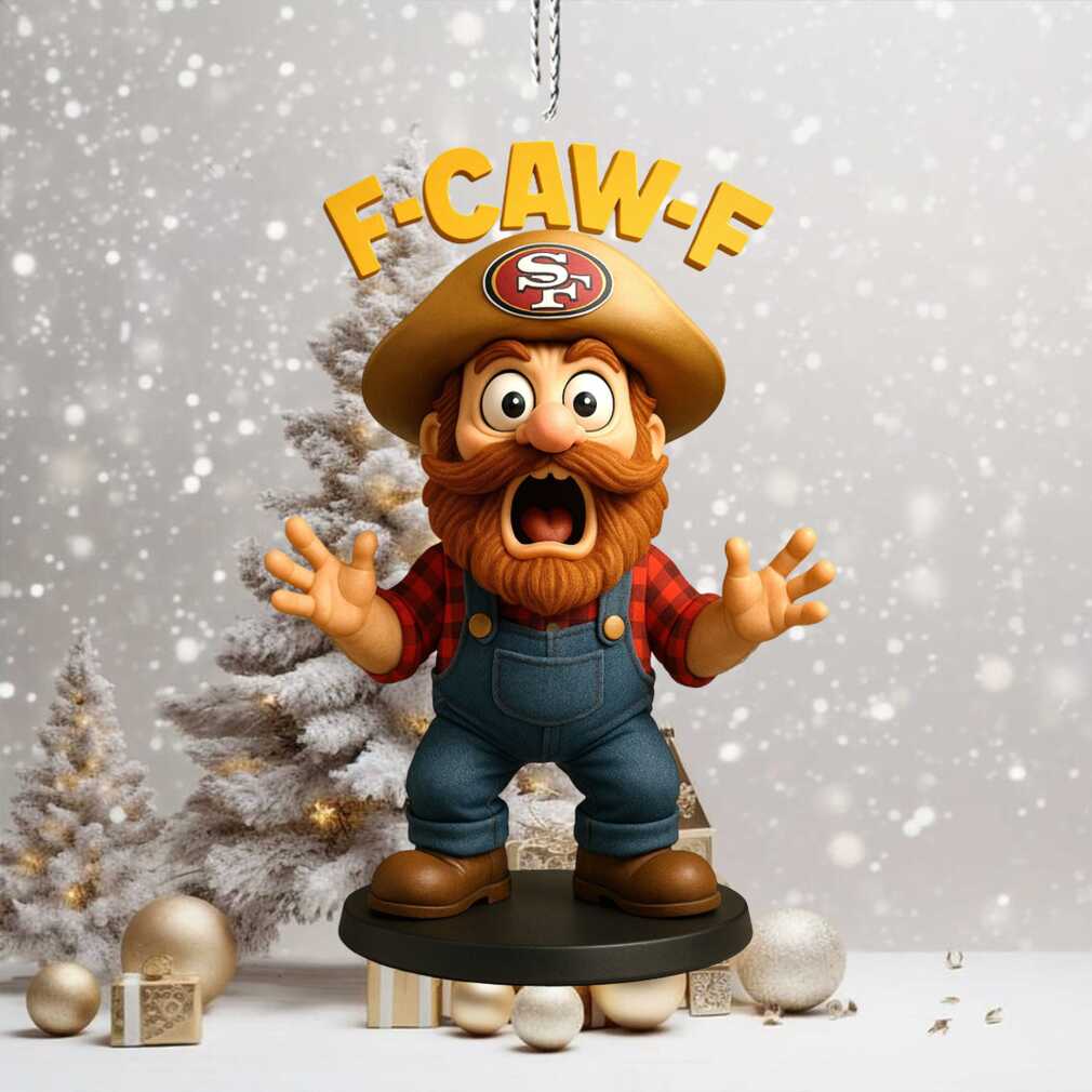 San Francisco 49ers F CAW F Prospector Christmas Ornament San Francisco 49ers F CAW F Prospector Christmas Ornament