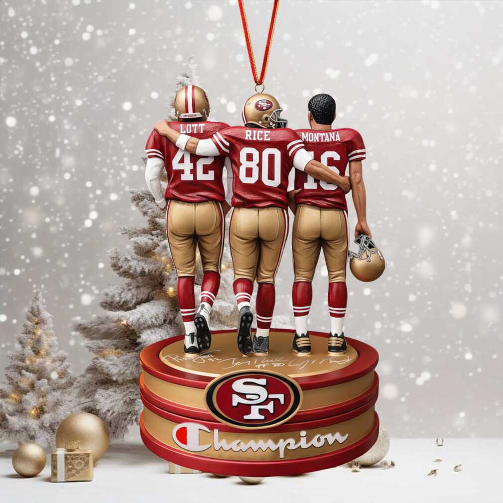 San Francisco 49ers Legends Christmas Ornament San Francisco 49ers Legends Christmas Ornament