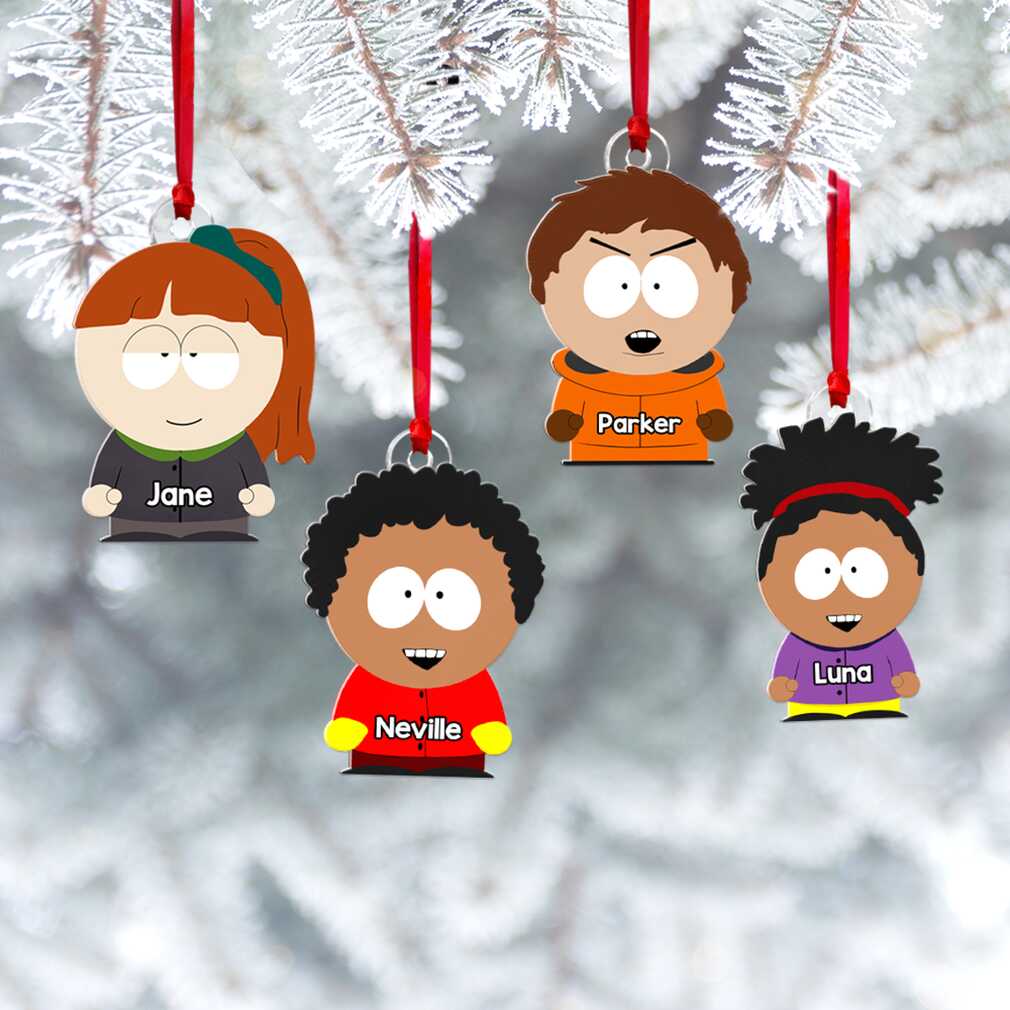 South Park Inspired Character Ornaments South Park Inspired Character Ornaments