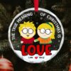 Personalized Grinch & Betty Boop Kissing Under the Mistletoe Ornament Personalized Grinch & Betty Boop Kissing Under the Mistletoe Ornament