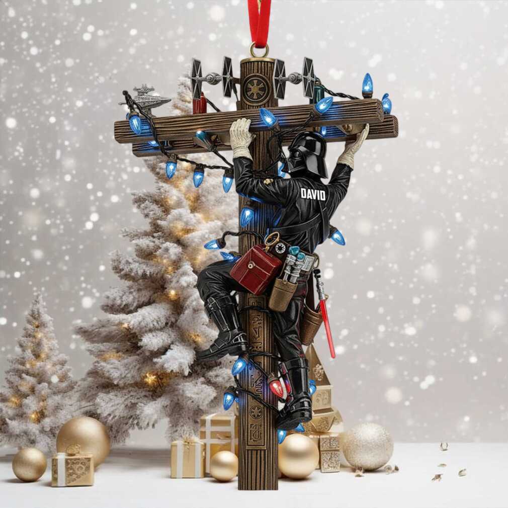 Star Wars Inspired Lineman Christmas Ornament Star Wars Inspired Lineman Christmas Ornament