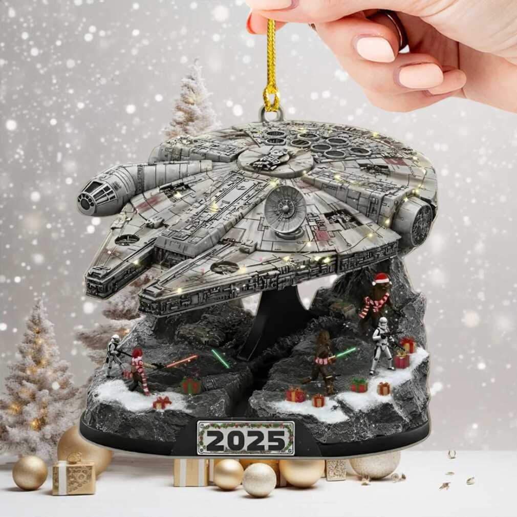 Star Wars Millennium Falcon Christmas Ornament 2025 Star Wars Millennium Falcon Christmas Ornament 2025