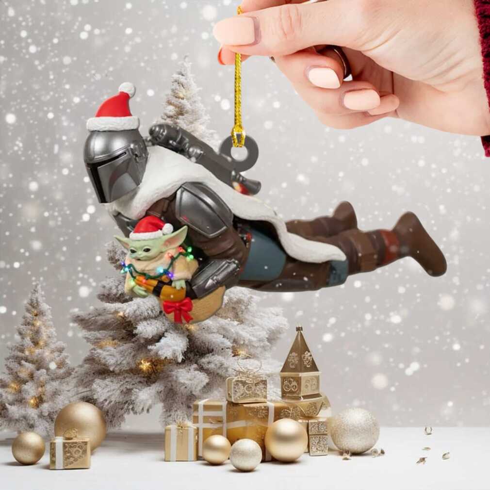 Star Wars The Mandalorian Grogu’s Jetpack Adventure Ornament Star Wars The Mandalorian Grogu’s Jetpack Adventure Ornament