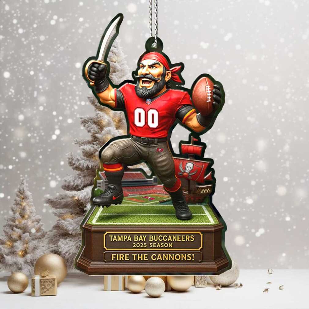 Tampa Bay Buccaneers 2025 Season Ornament Tampa Bay Buccaneers 2025 Season Ornament