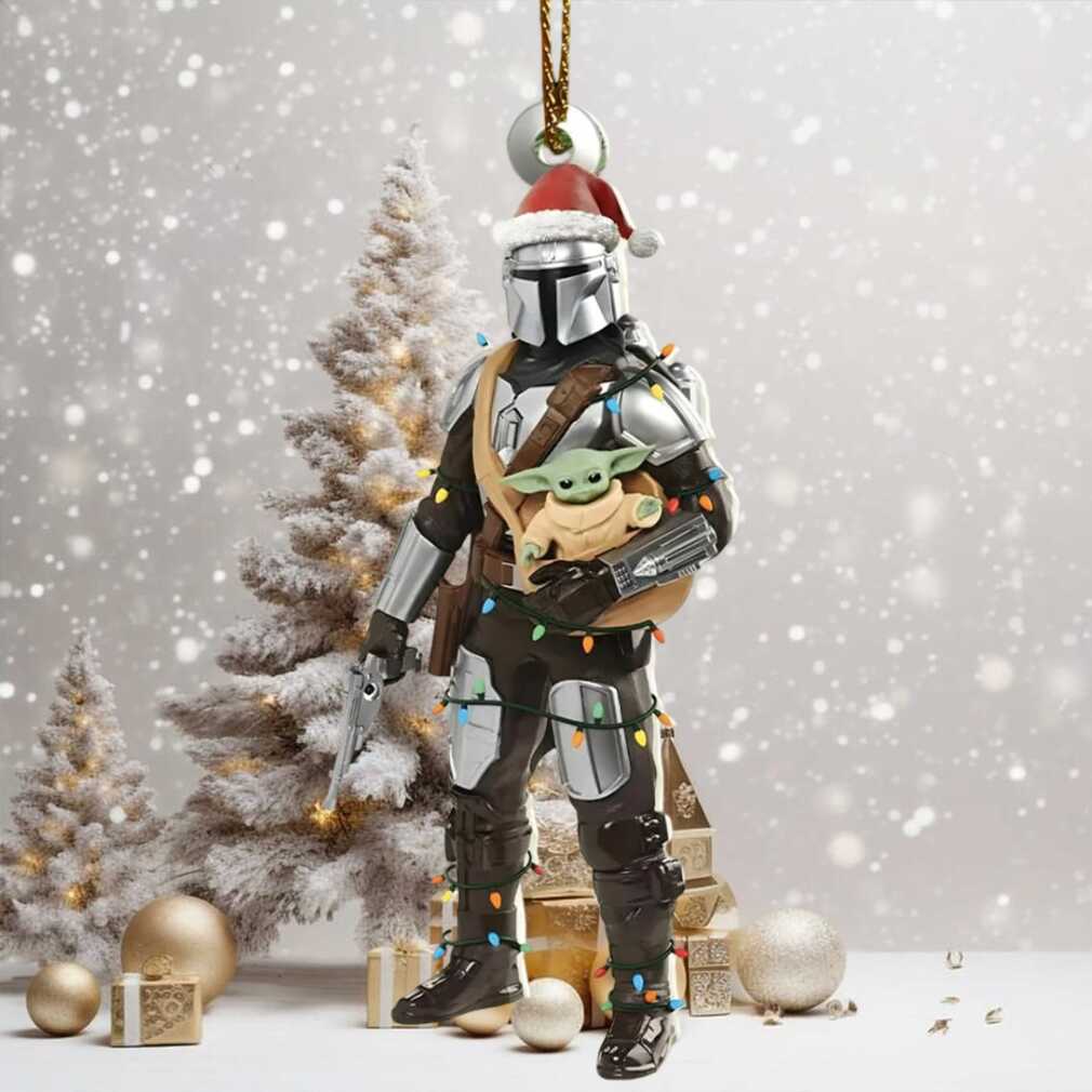 This is the Way… to Christmas! Mandalorian & Grogu Ornament This is the Way… to Christmas! Mandalorian & Grogu Ornament