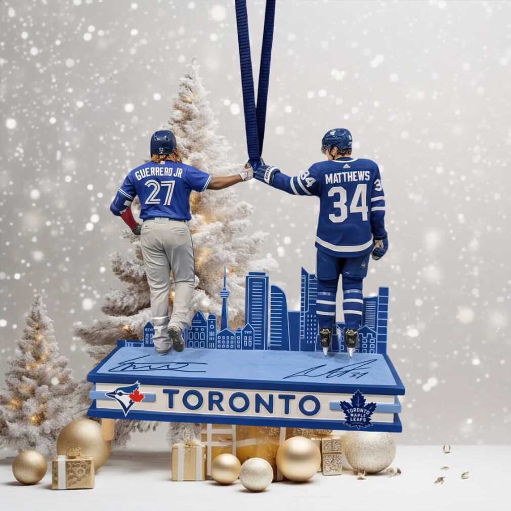 Toronto Sports Dual Player Christmas Ornament Toronto Sports Dual Player Christmas Ornament