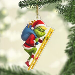 Trump Grinch Acrylic Ornament Dr. Seuss's How The Grinch Stole Christmas Grinch Christmas Ornament