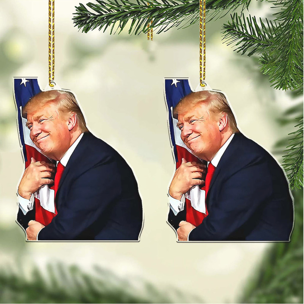 Trump Hugging America, Christmas Trump Acrylic Ornament, Perfect for Car & Christmas Tree Decor T162 Trump Hugging America, Christmas Trump Acrylic Ornament, Perfect for Car & Christmas Tree Decor T162