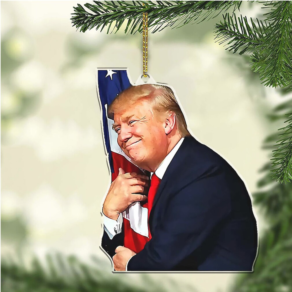 Trump Hugging America, Christmas Trump Acrylic Ornament, Perfect for Car & Christmas Tree Decor T162 Trump Hugging America, Christmas Trump Acrylic Ornament, Perfect for Car & Christmas Tree Decor T162
