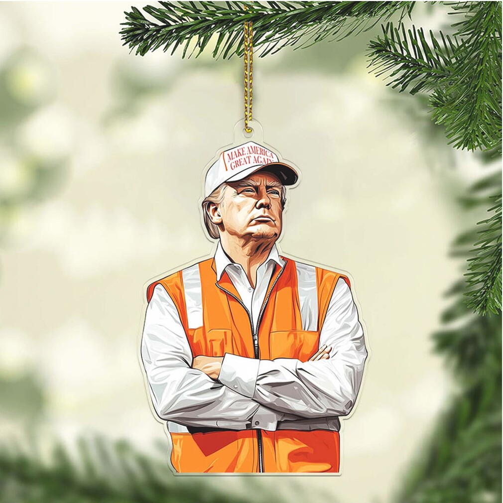 Trump Make America great Again 2024 Ornament, Trump Garbage Truck Acrylic Ornament Perfect for Car & Christmas Tree Decor Trump Make America great Again 2024 Ornament, Trump Garbage Truck Acrylic Ornament Perfect for Car & Christmas Tree Decor