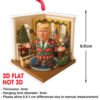 Christmas Trump Dancing Acrylic Ornament, Perfect for Car & Christmas Tree Decor Christmas Trump Dancing Acrylic Ornament, Perfect for Car & Christmas Tree Decor