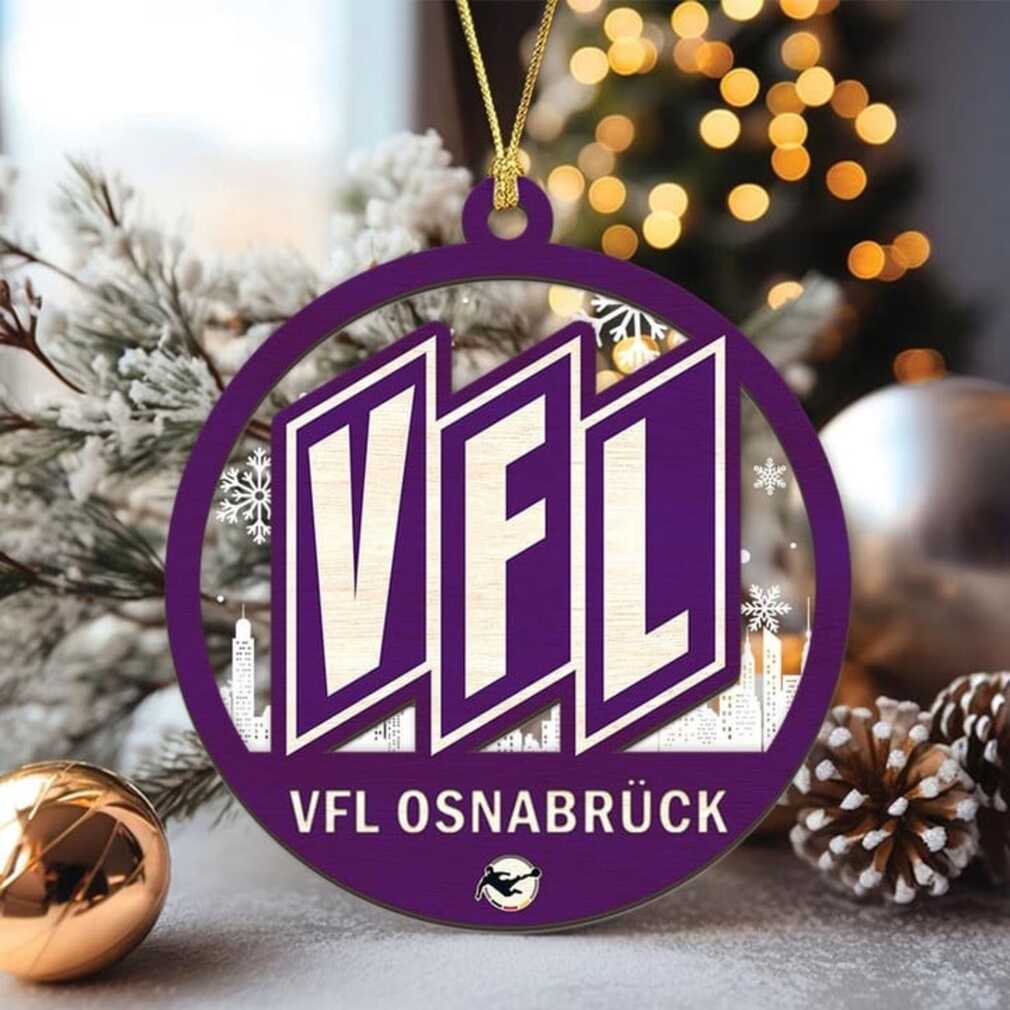 VfL Osnabrück Wooden Christmas Ornament VfL Osnabrück Wooden Christmas Ornament