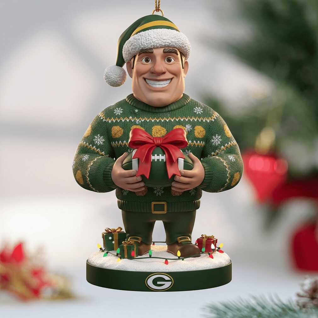 Green Bay Packers Festive Fanatics Ornamen Green Bay Packers Festive Fanatics Ornamen