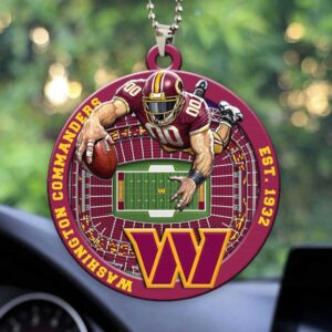 Washington Commanders Football Player Ornament