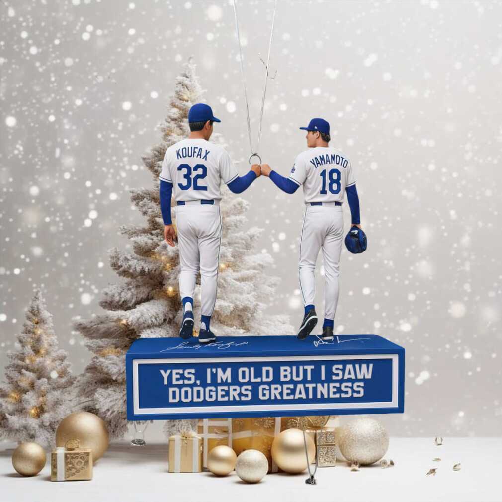 Yes, I’m Old But I Saw Dodgers Greatness Fan Ornament Yes, I’m Old But I Saw Dodgers Greatness Fan Ornament