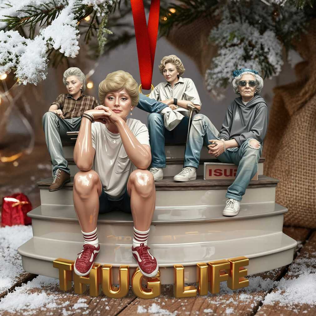 Brooke & Vine Golden Girls Thug Life Wall Ornament Brooke & Vine Golden Girls Thug Life Wall Ornament