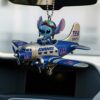 Rick and Morty Cincinnati Bengals Airplane Car Ornament Rick and Morty Cincinnati Bengals Airplane Car Ornament