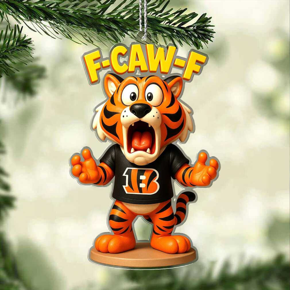 Cincinnati Bengals Mascot Christmas OrnamentS Cincinnati Bengals Mascot Christmas OrnamentS