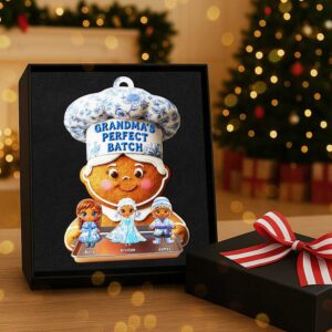 personalized Christmas ornament titled Grandma’s Perfect Batch