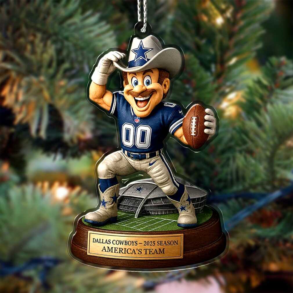 Dallas Cowboys 2025 Season Mascot Ornament Dallas Cowboys 2025 Season Mascot Ornament