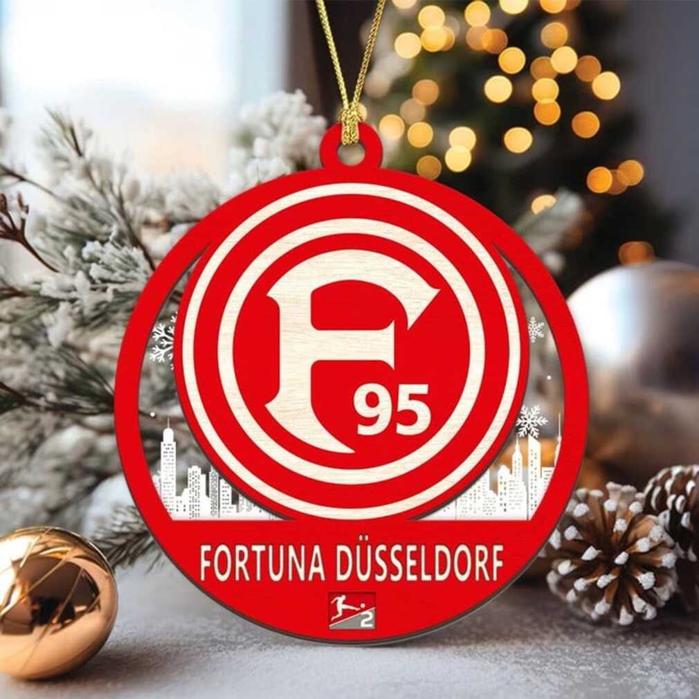 the German football club Fortuna Düsseldorf Christmas ornament the German football club Fortuna Düsseldorf Christmas ornament