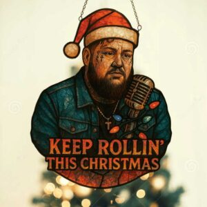 🎄 Jelly Roll  Keep Rollin’ This Christmas Ornament