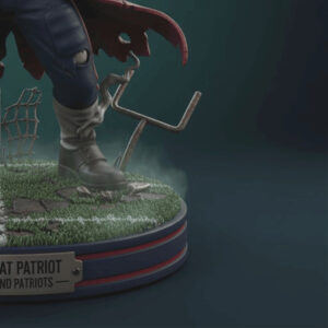 🧬 New England Patriots zombie like version of the New England Patriots mascot ornament
