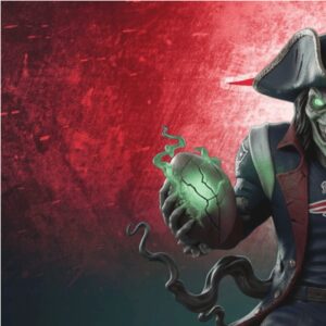 🧬 New England Patriots zombie like version of the New England Patriots mascot ornament
