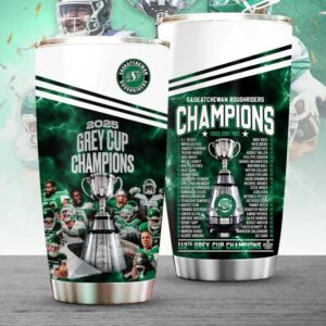 2025 Grey Cup Champions Commemorative Tumbler