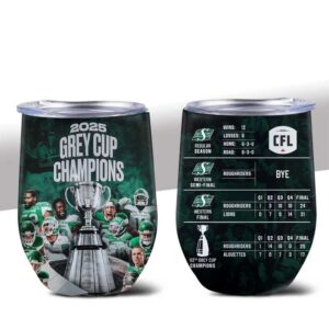 2025 Grey Cup Champions Saskatchewan Roughriders Tumbler