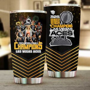 2025 WNBA Champions Las Vegas Aces Commemorative Tumbler