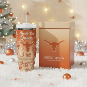 40oz Bronze Insulated Mug with Handle & Straw