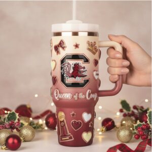 40oz Queen of the Coop Tumbler with Handle