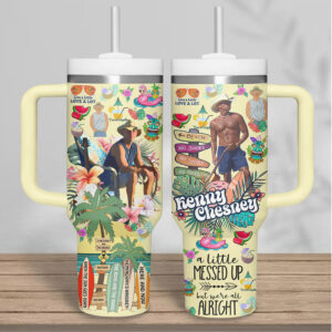 A Little Messed Up but We're All Alright Beach Tumbler