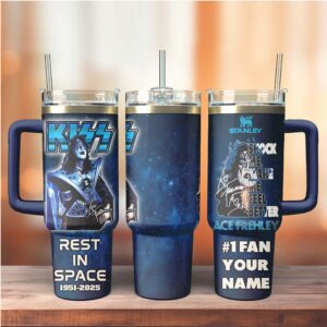 Ace Frehley Rest in Space Custom Stanley Tumbler
