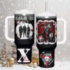 Rolling Stones Tumbler with Classic Lips Logo & Lyrics Insulated Travel Mug Rolling Stones Tumbler with Classic Lips Logo & Lyrics Insulated Travel Mug