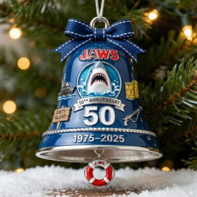 Amity Island Jaws 50th Anniversary Commemorative Bell Ornament second image