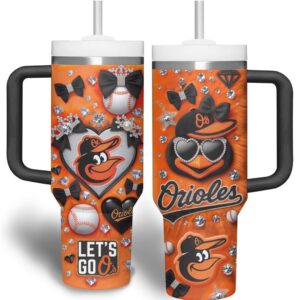 Baltimore Orioles Let's Go O's Handle Tumbler