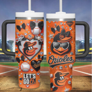 Baltimore Orioles Let's Go O's Handle Tumbler