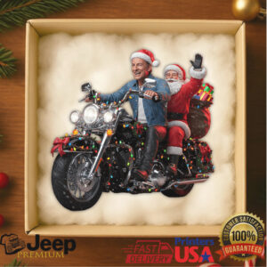 Biker's Christmas Ride Ornament