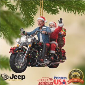 Biker's Christmas Ride Ornament