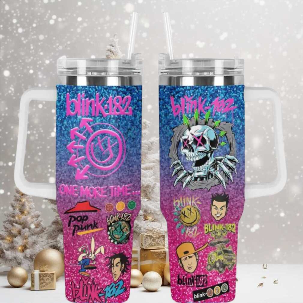 Blink 182 Tumbler, One More Time Pop Punk Stanley Style Cup Blink 182 Tumbler, One More Time Pop Punk Stanley Style Cup