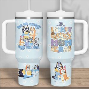 Bluey Big Kid Energy & Mom Era Tumbler Set