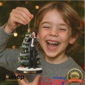 Bob Dylan Christmas Ornament