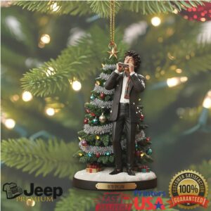 Bob Dylan Christmas Ornament