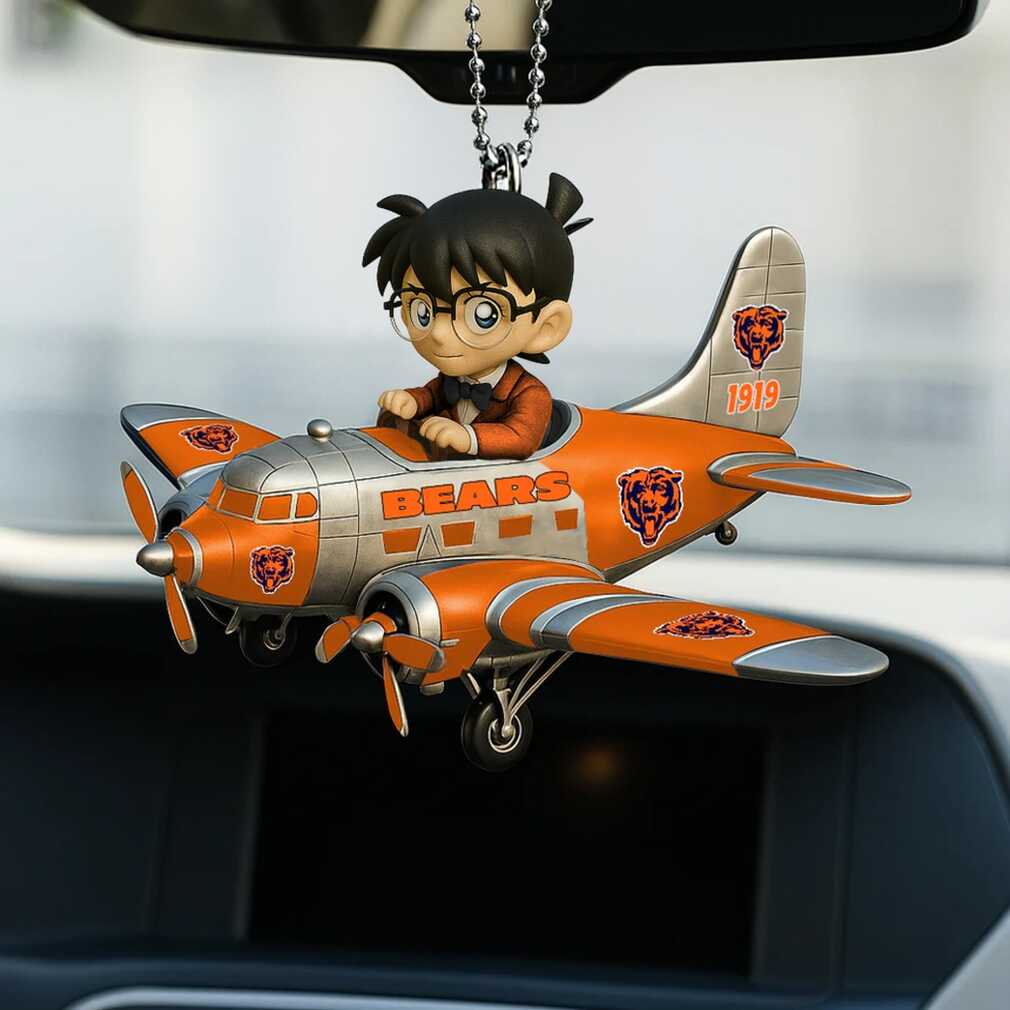 Case Closed Conan Edogawa Chicago Bears Airplane Ornament Case Closed Conan Edogawa Chicago Bears Airplane Ornament