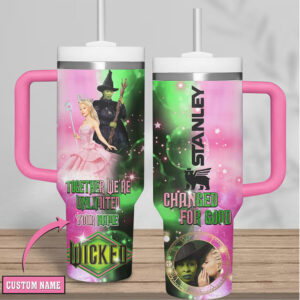 Changed For Good Pink and Green Stanley Tumbler