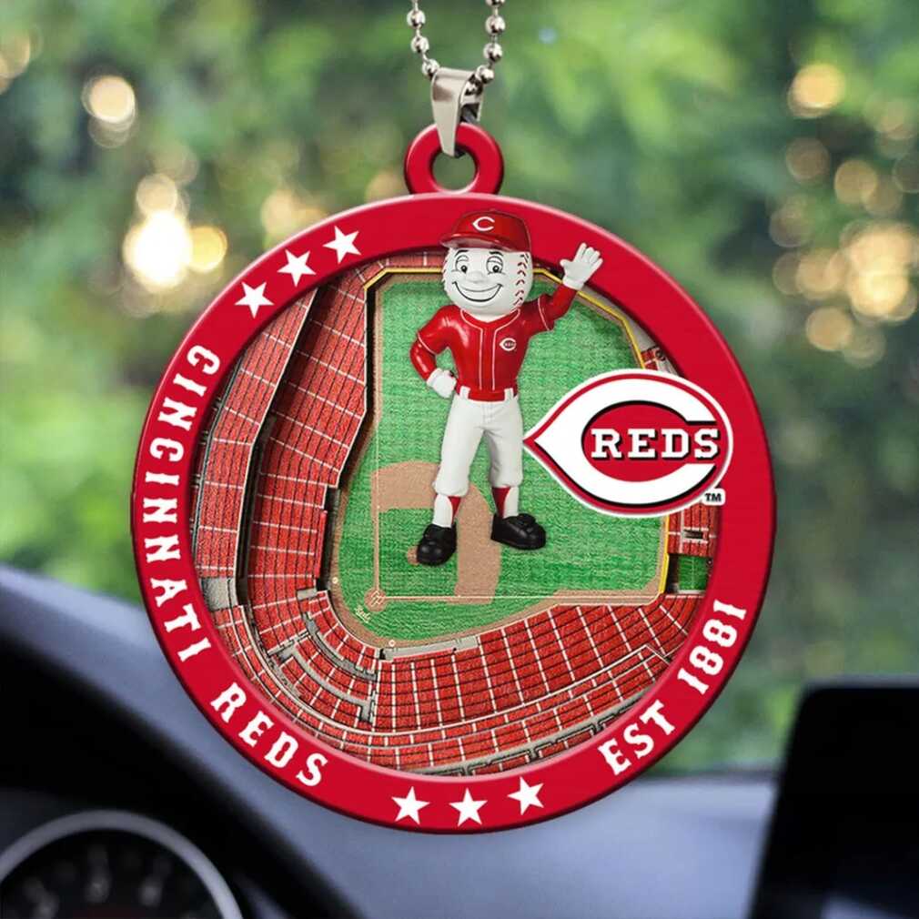 Cincinnati Reds Mascot Stadium Design Ornament Cincinnati Reds Mascot Stadium Design Ornament
